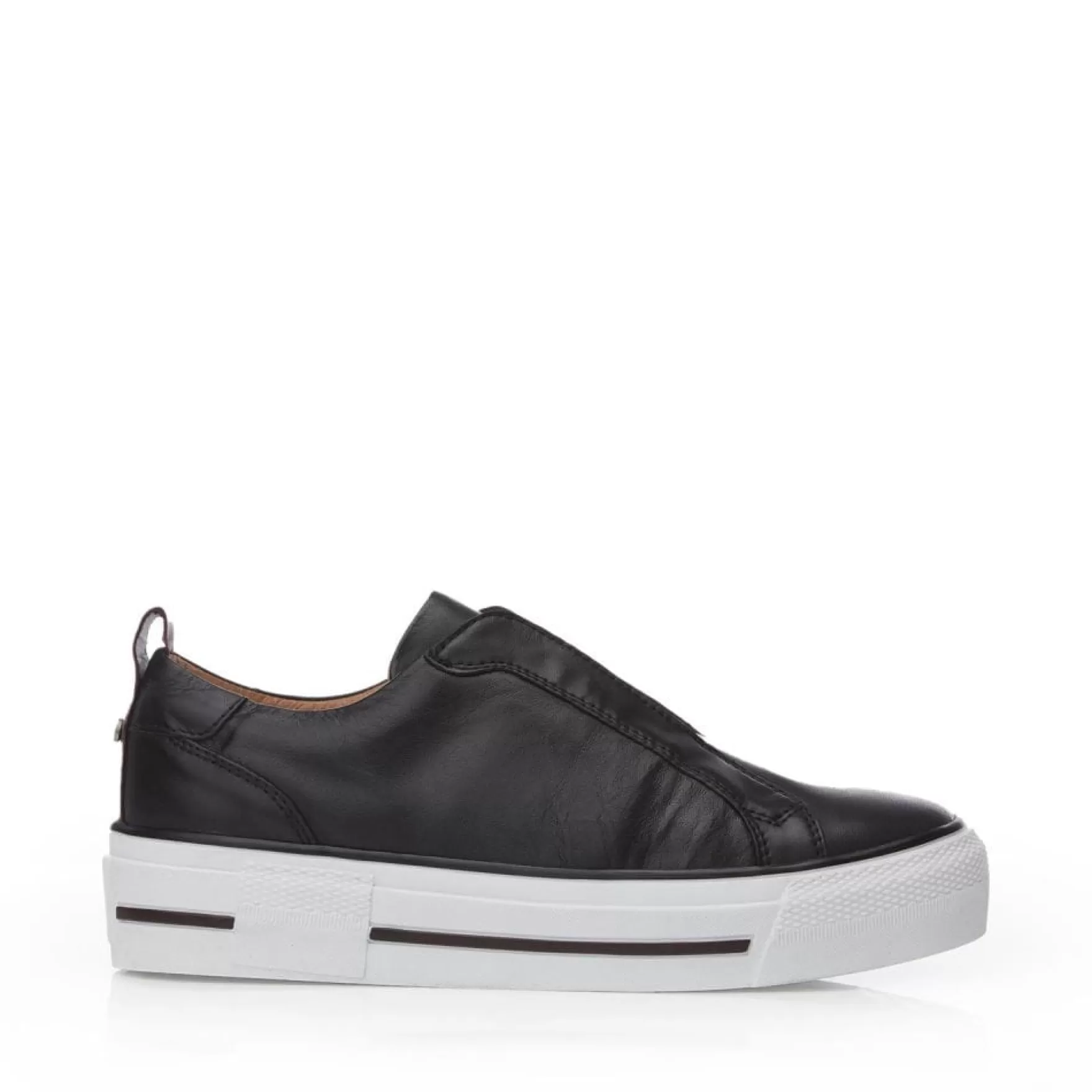 Black Trainers | Slip-On Trainers*Moda in Pelle Black Trainers | Slip-On Trainers