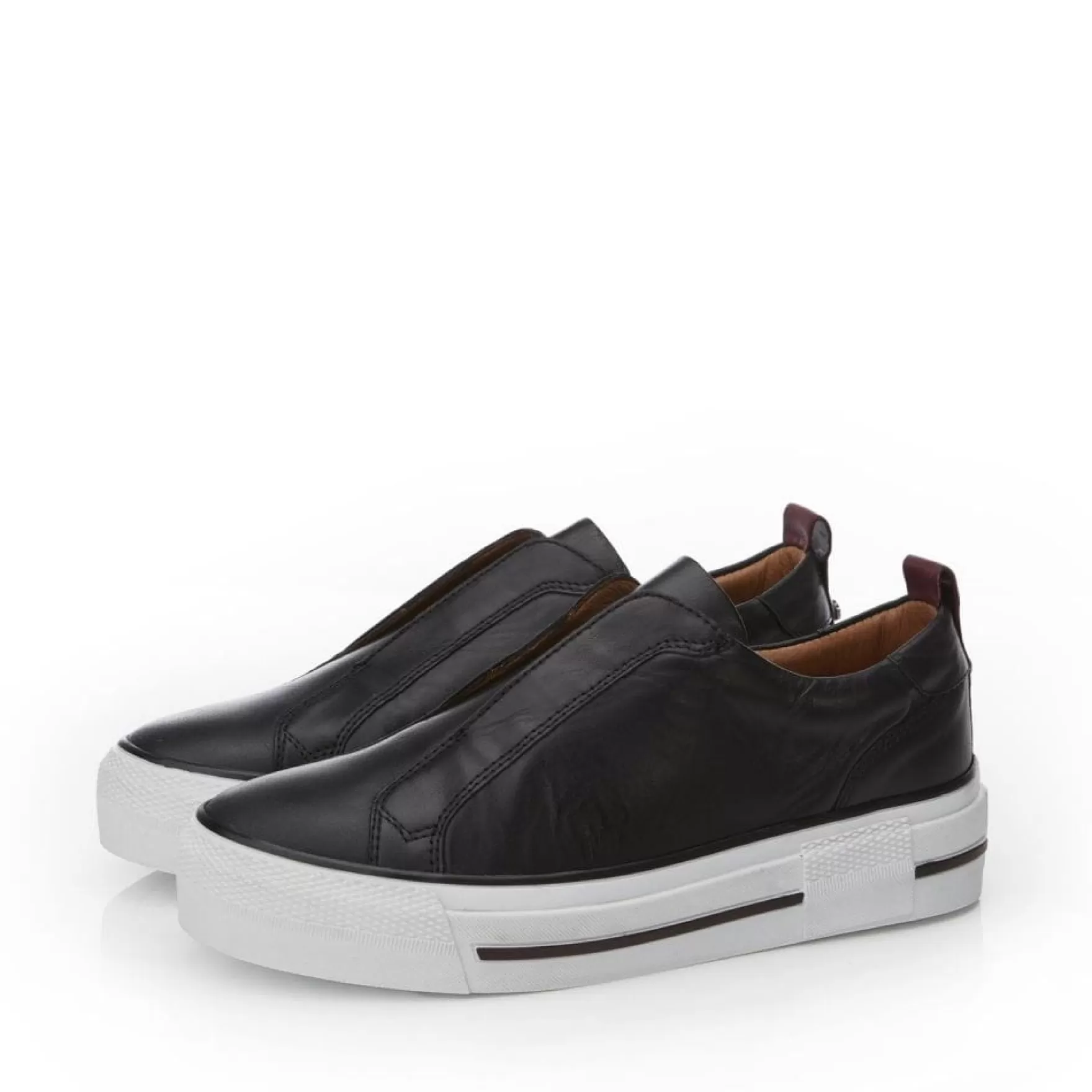 Black Trainers | Slip-On Trainers*Moda in Pelle Black Trainers | Slip-On Trainers