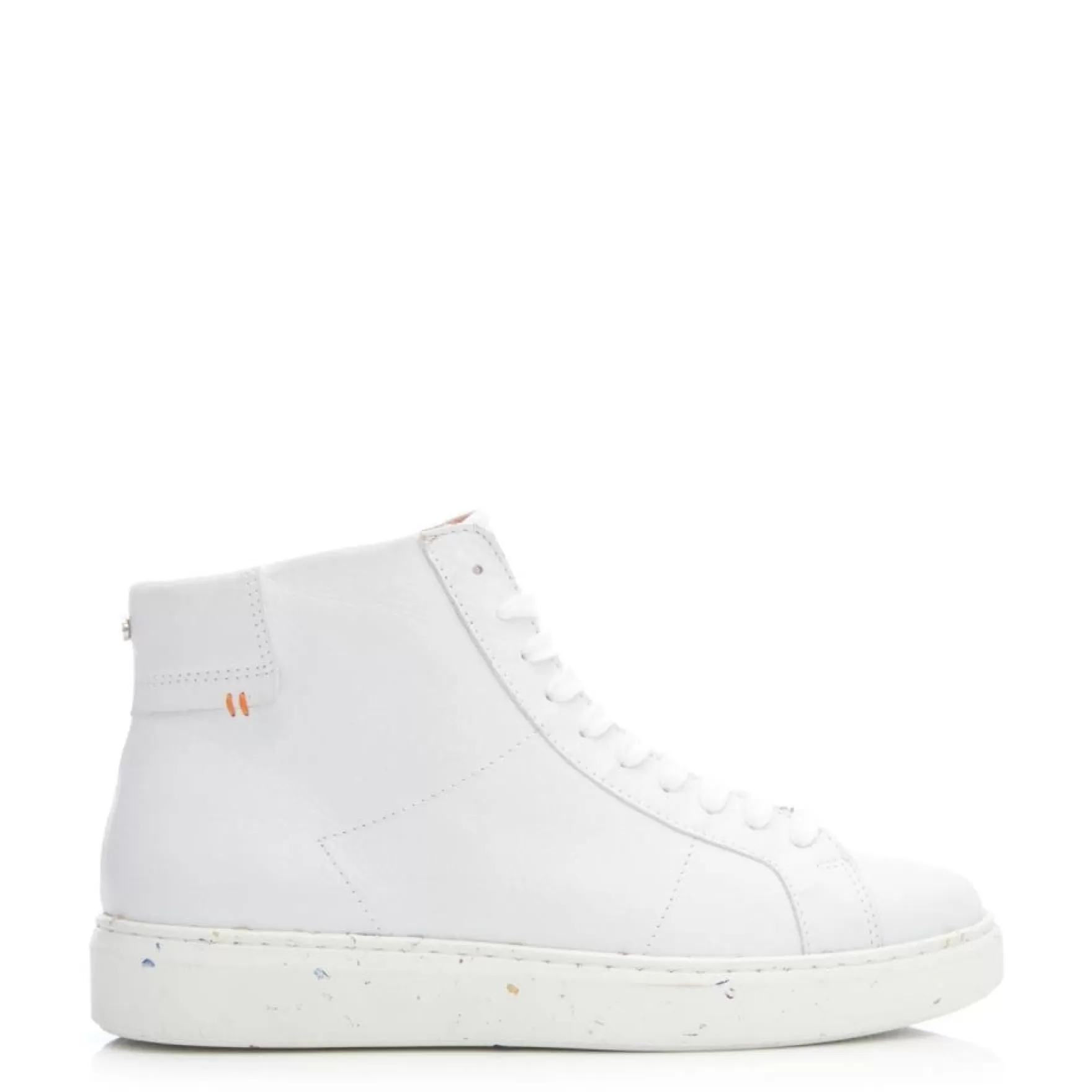 Sustainable Range | White Trainers | High-Top Trainers*Moda in Pelle Sustainable Range | White Trainers | High-Top Trainers