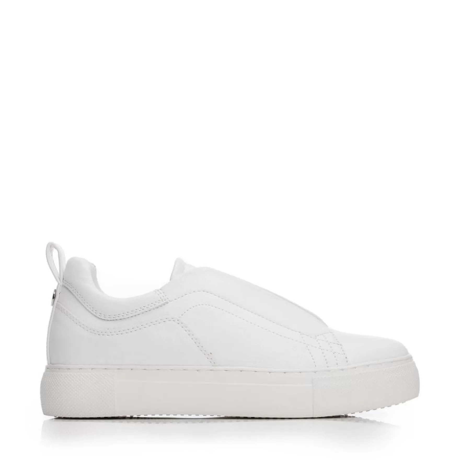 White Trainers | Slip-On Trainers*Moda in Pelle White Trainers | Slip-On Trainers