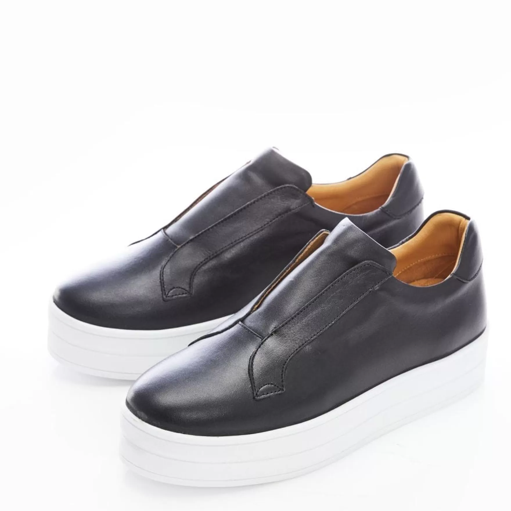 Black Trainers | Slip-On Trainers*Moda in Pelle Black Trainers | Slip-On Trainers