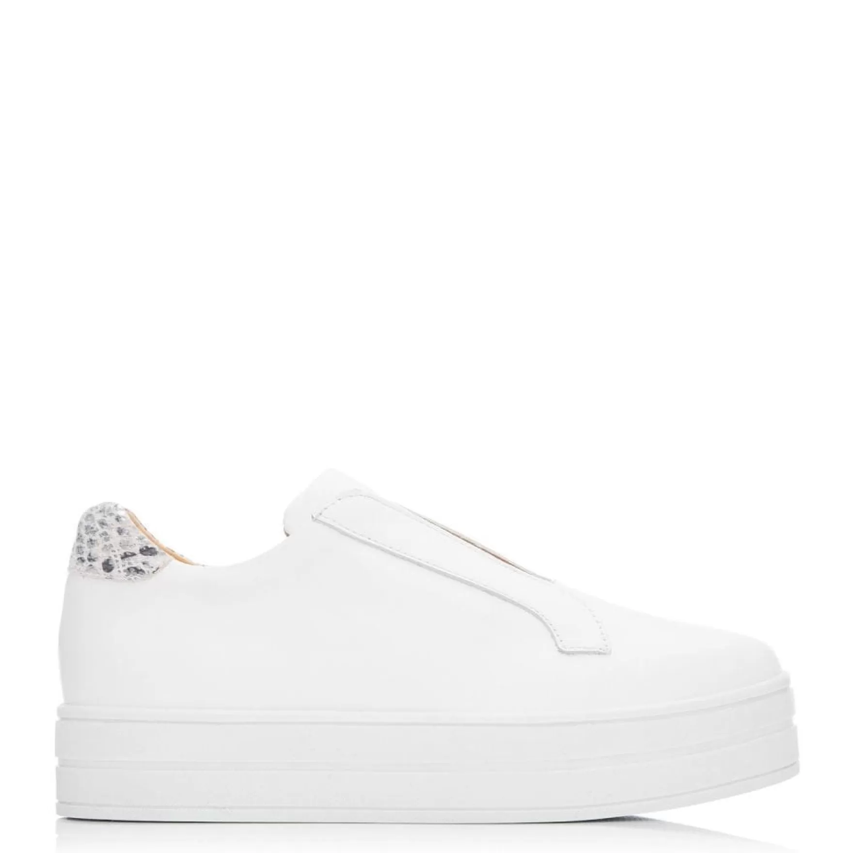 Animal Print | White Trainers | Slip-On Trainers*Moda in Pelle Animal Print | White Trainers | Slip-On Trainers