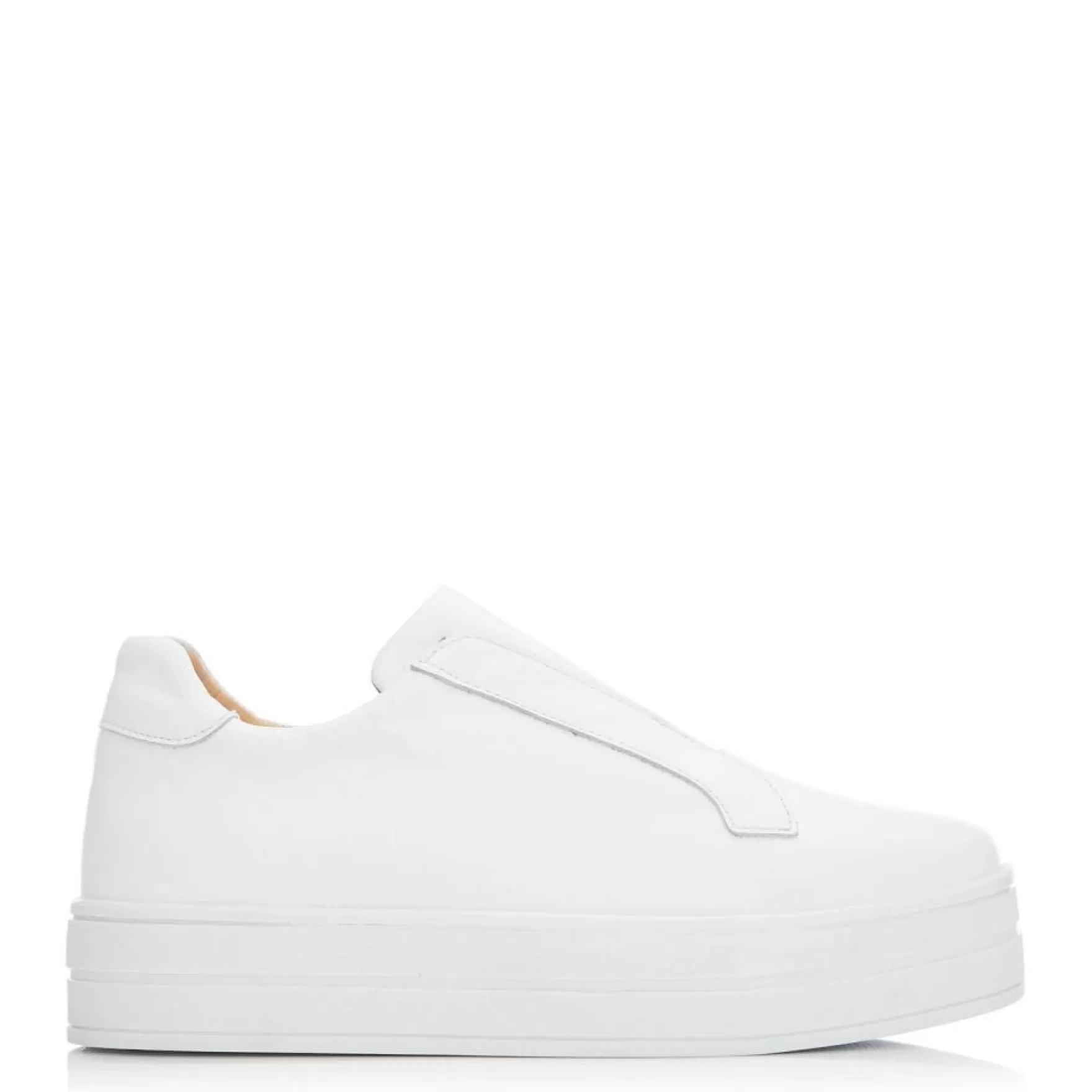 White Trainers | Slip-On Trainers*Moda in Pelle White Trainers | Slip-On Trainers