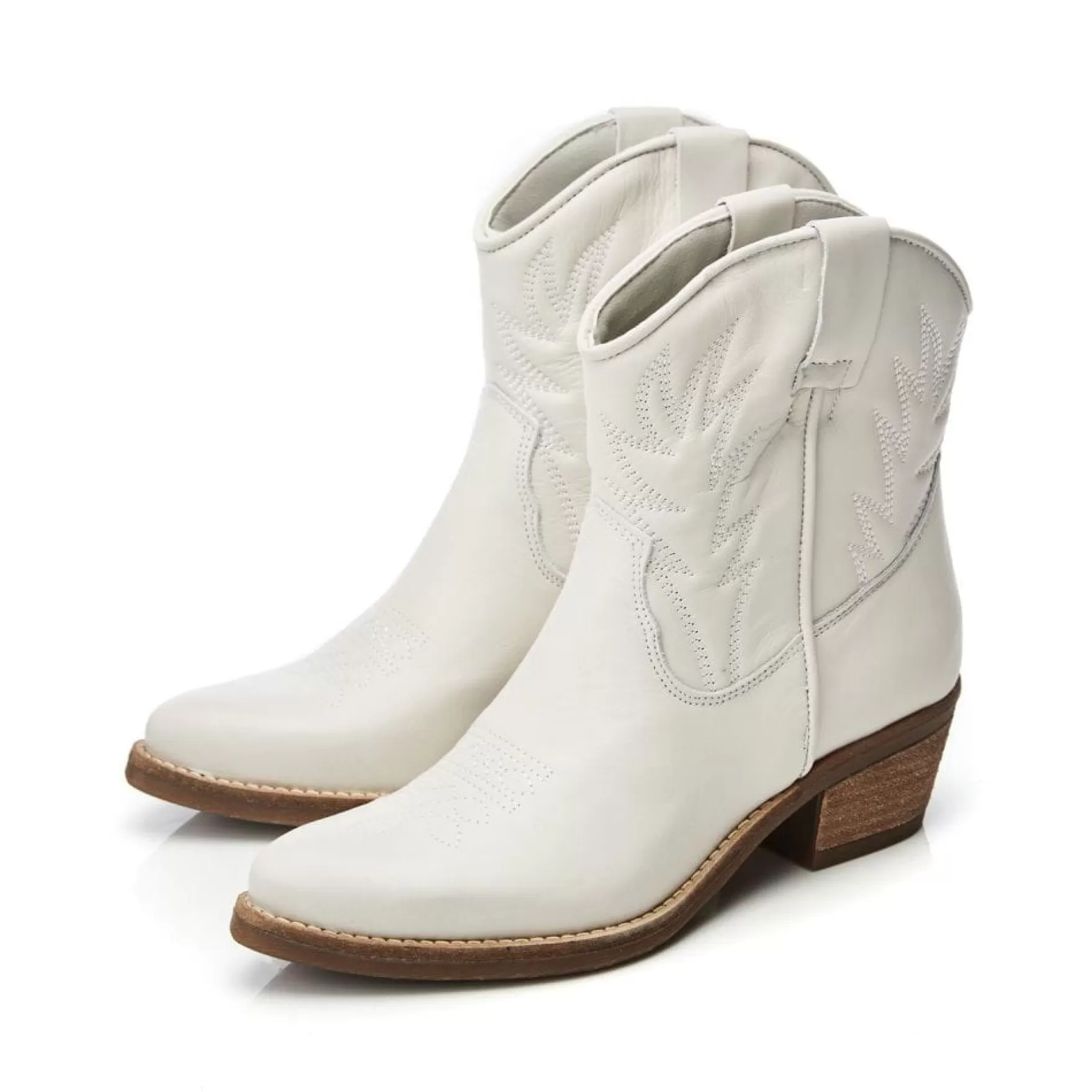 White Boots | Ankle Boots*Moda in Pelle White Boots | Ankle Boots