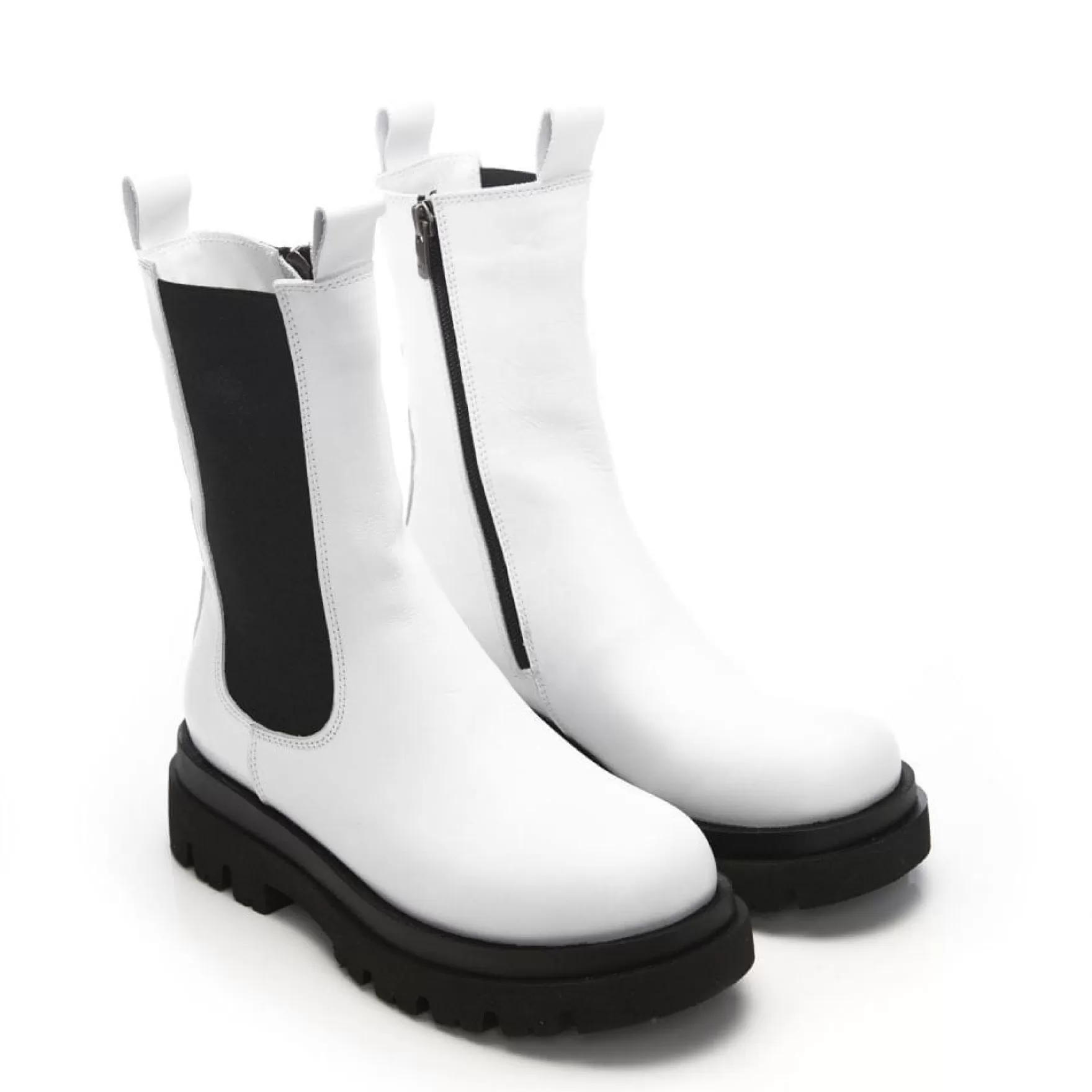 B.Soleful | White Boots*Moda in Pelle B.Soleful | White Boots