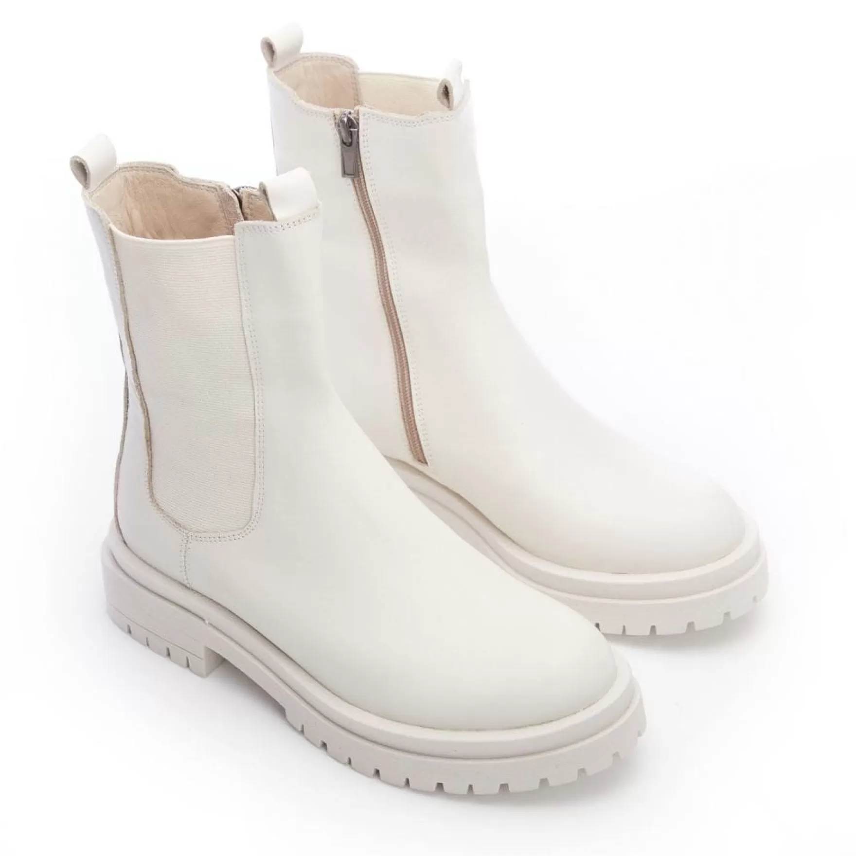 White Boots*Moda in Pelle White Boots