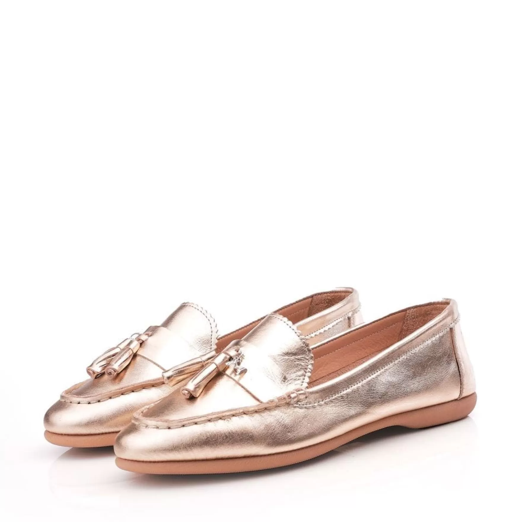 Metallics | Flat and Ballerina Shoes | Brogues and Loafers*Moda in Pelle Metallics | Flat and Ballerina Shoes | Brogues and Loafers