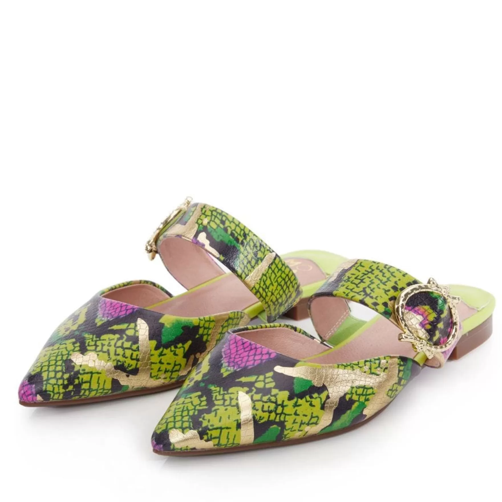 Animal Print | Mule Sandals*Moda in Pelle Animal Print | Mule Sandals