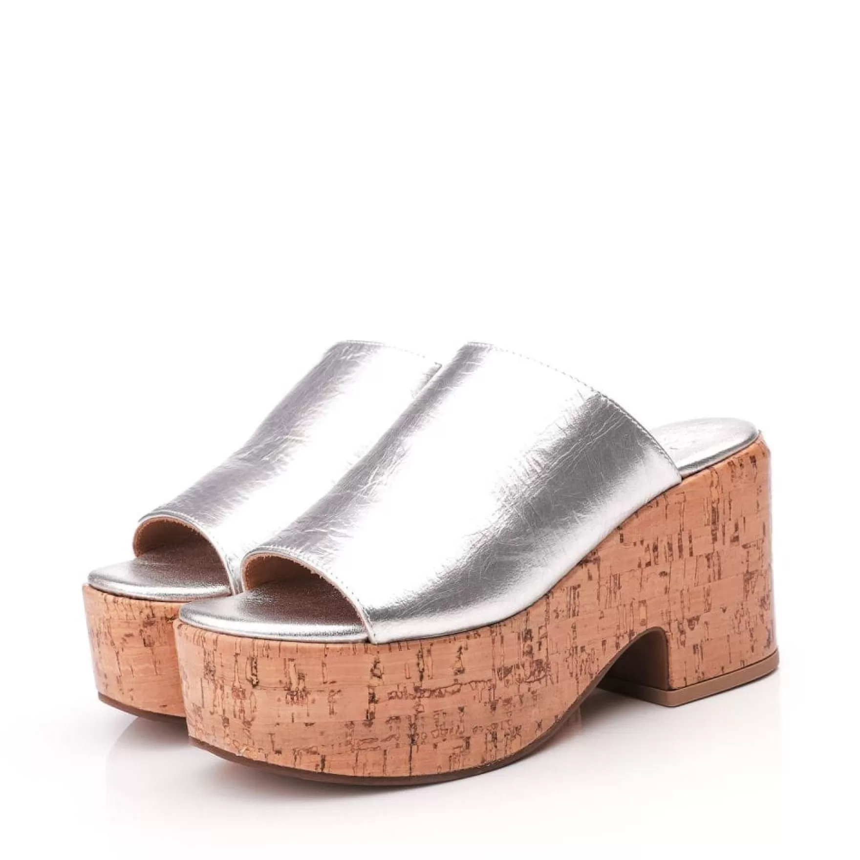 Metallics | Mule Sandals | Wedge Sandals*Moda in Pelle Metallics | Mule Sandals | Wedge Sandals