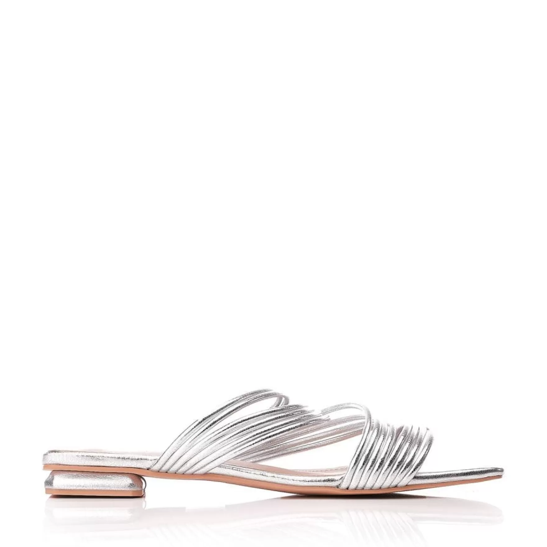 Metallics | Flat Sandals | Slider Sandals*Moda in Pelle Metallics | Flat Sandals | Slider Sandals