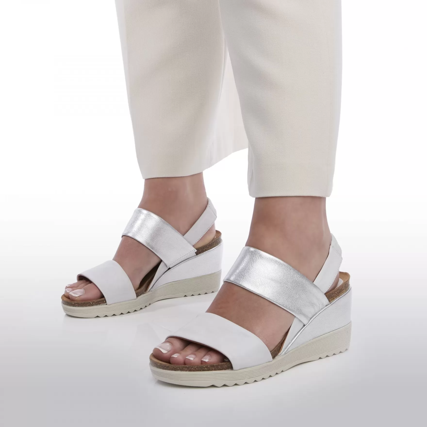 Metallics | Wedge Sandals*Moda in Pelle Metallics | Wedge Sandals