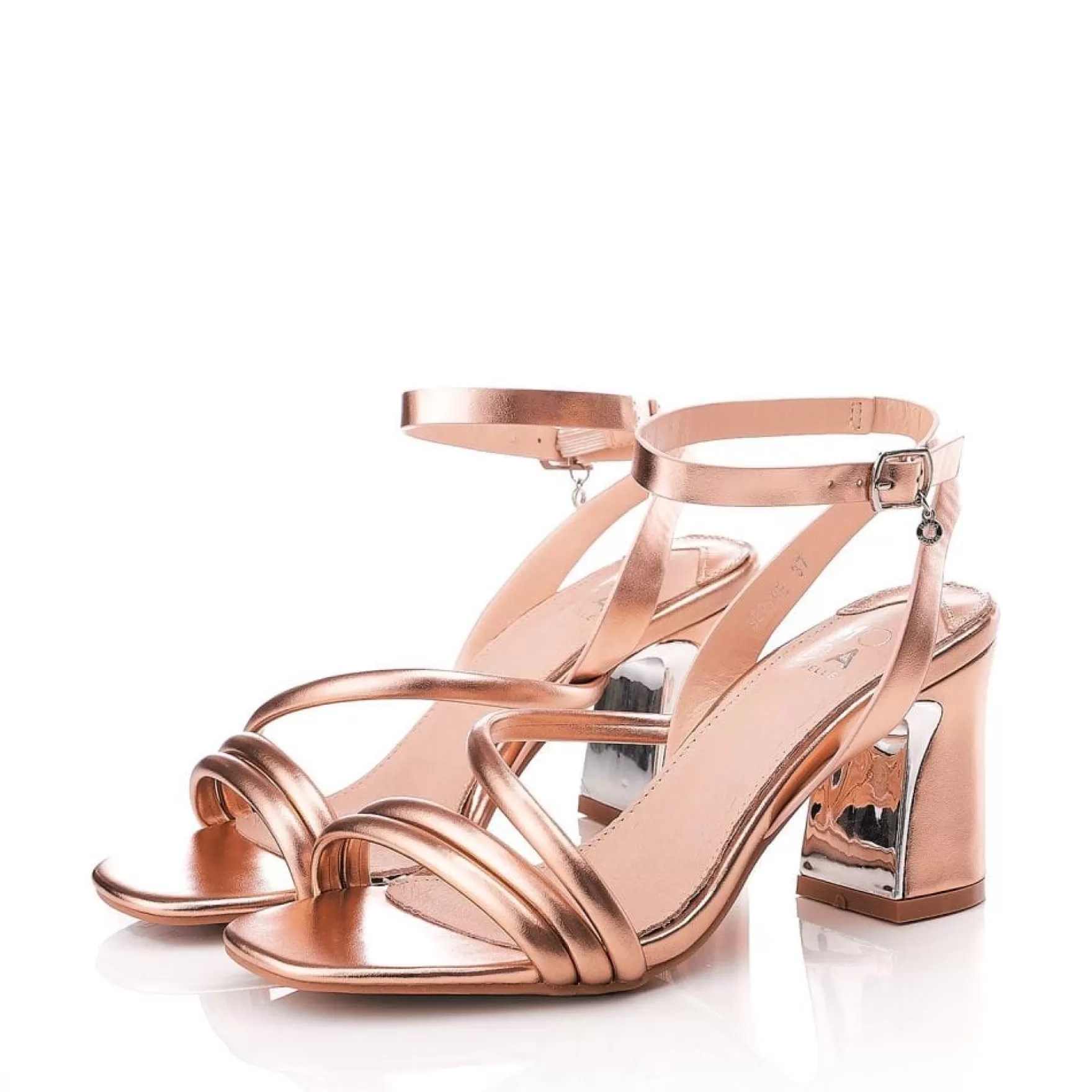 Metallics | Heeled Sandals*Moda in Pelle Metallics | Heeled Sandals